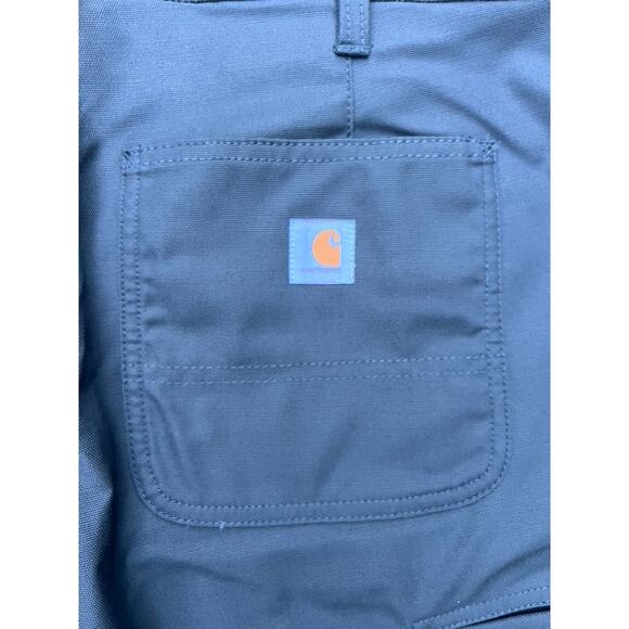 Women's Carhartt rugged flex professional original fit navy shorts size 12 - Picture 4 of 6